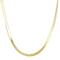 10k Yellow Gold Herringbone Necklace (4.7mm 20 inch)