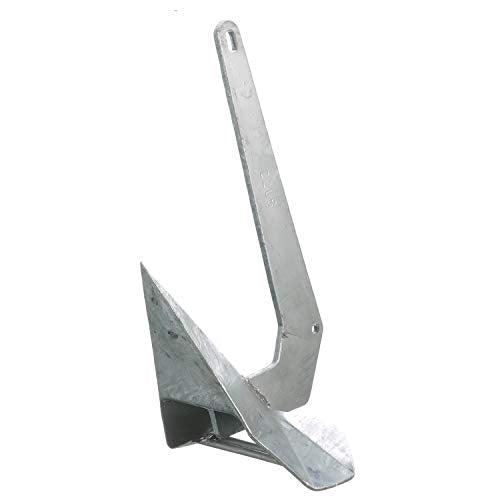 Seachoice 41550 Plow Anchor – Hot Dipped Galvanized Steel – for Boats 32 to 41 Feet – 22 Pounds