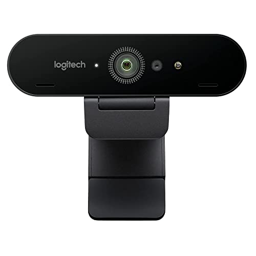 Logitech BRIO 4K Ultra HD Webcam for Streaming, Conference Calls and Recording for Windows and Mac