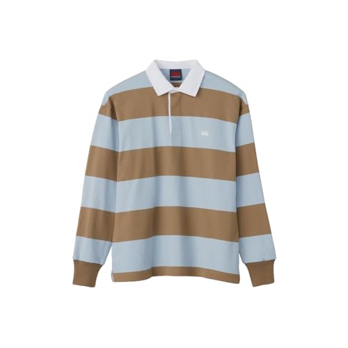 [Canterbury] 4INCH Stripe Rugby Jersey 4" STRIE Plug by Jersey, 2023_61_Cappuccino, XL