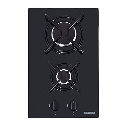 Tramontina Tempered Glass Gas Cooktop with 2 Burners