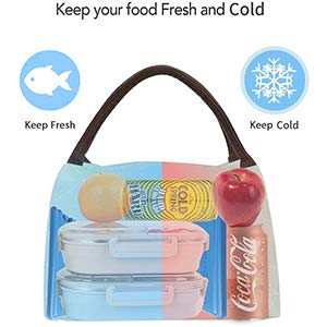 WORLD-BIO Ice Pack Brick Freezer Cool Packs for Lunch Box, Slim, Lightweight, Long-Lasting Reusable for Lunch Cooler Bag, Thin Lunchbox Cold Pack Blocks for Coolers Canned Beer Keep Food Fresh 6 Packs