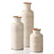 Eyamumo Ceramic Vase for Decor Set of 3 Small Vases, Ceramic Vases for Rustic Home Decor Accent, Modern Farmhouse Vase Sets for Living Room Decorations, Ideal Shelf Décor, Table, Bookshelf, Entryway