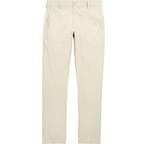 IZOD Men's Golf Swingflex Slim Fit Pant, R. Khaki, 32W x 30L