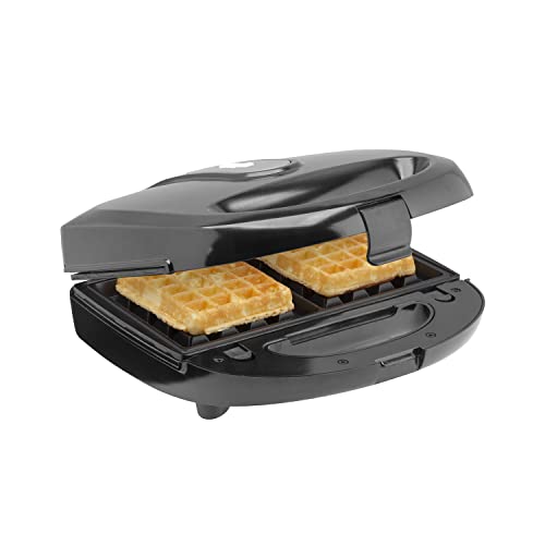 Sensio Home Multi Functional 3 in 1 Stylish Waffle, Deep Fill Sandwich, Panini or Grill Maker Machine Interchangeable Non Stick Easy Clean Plates, Secure Lock Plus Ready & Power Lights, Powerful Iron