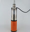ZHKUO 200W 12V DC Solar Poered Submersible Water Pump 2300L/H 40m/131ft 3 Inch Stainless Steel Deep Well 1 inch Outlet Bore Electric Screw with 7m Cable for Agricultural Irrigation Garden Home Orange