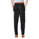 Haggar Men's Cool 18 Flat Front Pant Reg. and Big & Tall Sizes, Black, 44W x 32L
