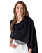 zestt Dreamsoft Travel Scarf, Wrap and Shawl for Women, Organic Cotton, Black, Unisize