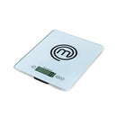 MasterChef Digital Kitchen Scale for Food Ounces and Grams, Portable Food Scale with LCD Display for Baking & Cooking, Made with Tempered Glass, Weighing Precision of 0.1oz, 11lb Weight Capacity