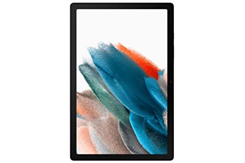 Samsung Galaxy Tab A8 Android Tablet, 10.5” LCD Screen, 32GB Storage, Long-Lasting Battery, Samsung Kids Content, Smart Switch, Expandable Memory, Silver, Amazon Exclusive