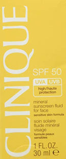 Clinique Broad Spectrum SPF 50 Mineral Sunscreen Fluid for Face for Women 1 oz Sunscreen