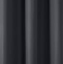 Amazon Basics Room Darkening Blackout Window Curtains with Grommets - 106 x 160 cm, Black, 2 Panels