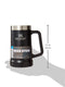 Stanley Adventure Big Grip Beer Stein, 24oz Stainless Steel Beer Mug, Double Wall Vacuum Insulation, Matte Black