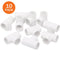 10Pack 3 Way 3/4 Inch Tee PVC Pipe Fittings Connector SCH40 Furniture Build Grade PVC Corner Fittings Elbow Fittings for DIY PVC Shelf Garden Support Structure Tent Connection