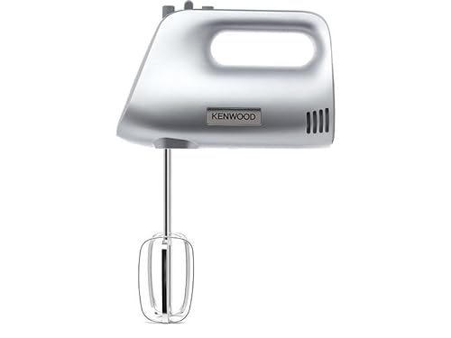Kenwood QuickMix HMP30.A0SI Hand Mixer with 5 Speeds and Turbo Function, Includes Stainless Steel Dough Hook and Whisk for Baking and Cooking, 450 Watt, Silver
