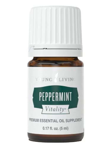 Young Living Vitality Peppermint Essential Oil 5ml by Essential Oil 100% Pure Therapeutic Grade