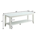 Convenience Concepts American Heritage Coffee Table, White