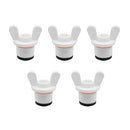 ZYAMY 5pcs 1/2" PT Male Thread PPR Pipe Plug End Caps Garden Hose Water Tubing Connector Fitting with Butterfly Handle for Lawn, Garden, Courtyard, Greenhouse