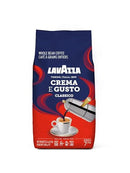 Lavazza Crema E Gusto Whole Bean Coffee 1 kg Bag, Authentic Italian, Blended and roasted in Italy, Full-bodied, creamy dark roast with spices notes