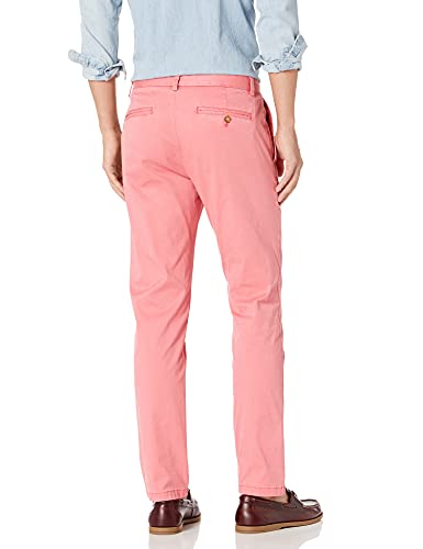 vineyard vines Men's Chino Breaker Pant with New Slim Fit Cut, Jetty Red, 33W x 32L