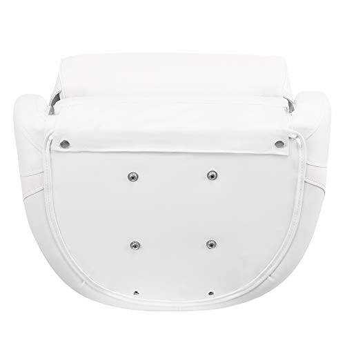 MSC Captain Boat Seat (White/White, Captain Boat Seat)