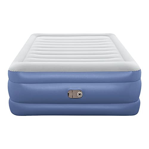 Bestway 61cm Air Mattress beds for Camping with Pump-Queen