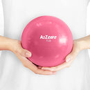 A2ZCARE Toning Ball - Weighted Toning Exercise Ball - Soft Weighted Medicine Ball for Pilates, Yoga, Physical Therapy and Fitness (Pink (7lbs))