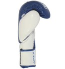 Ringside Apex Bag Gloves, IMF-Tech Boxing Gloves with Secure Wrist Support, Synthetic Boxing Gloves for Men and Women, Blue and White, L/XL