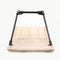 koolsoo Beach Seat Cushion Folding Chair Pad Mattress Outdoor Folding Chair Backrest Floor Chair with Back Support with Carrying Bag for Hiking,Camping,Picnic, Khaki