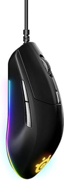 SteelSeries Rival 3 Wired 6-Button 77g Gaming Mouse - Prism 3-Zone RGB Illumination - 8,500 CPI TrueMove Core Optical Sensor
