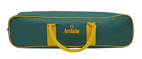 ACCLAIM Wooler Nylon Four Bowl Level Lawn Flat Green Short Mat Locker Bowls Bag (Bottle/Yellow), Bottle/Yellow, Durable