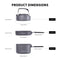 Fire-Maple Feast 2 Camping Cookware Set | Outdoor Cooking kit with Pot Kettle Pan Bowls and Spatula | Kitchen Utensils for 1 to 3 People Backpacking Trekking Hiking Fishing Picnic