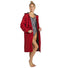 Sporti Comfort Fleece-Lined Swim Parka, Red Shell/ Charcoal Lining, Large