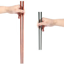 2 Pairs 16.5-inch Wooden Cooking Chopsticks,Extra Long Wood Chop Sticks for Noddles Deep Frying