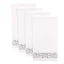 vplus [400 Pack] Paper Napkins Guest Towels Disposable Premium Quality 3-ply Dinner Napkins Disposable Soft, Absorbent, Party Napkins Wedding Napkins for Kitchen, Parties, Dinners or Events(Silver)