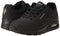 Skechers Women's Uno - Stand On Air Lace-Up Sneaker, Black/Black, US 9