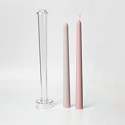 2Pack Candle 10.2 Inch Large Molds Candle Making Supplies Wedding Candle Mold Classic Dinner Candle Mold