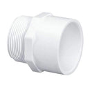 White Fittings 3/4 Inch Slip Socket x 3/4 MNPT Male Pipe Thread Sch 40 PVC Male Adapter Pipe Fitting PVC Pipe Connectors for Home Sewer Plumbing Water Line