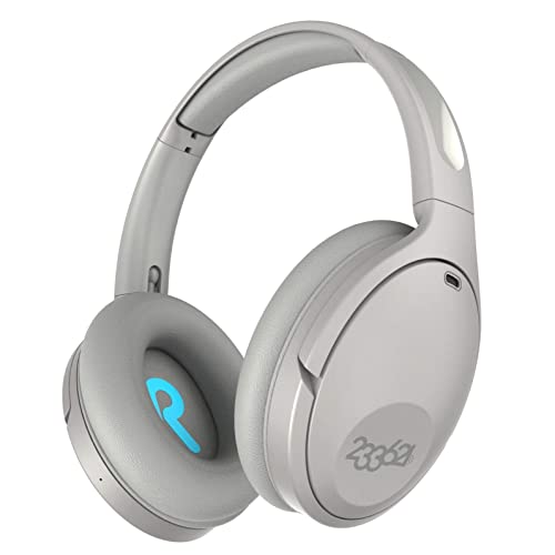 233621 Hush Noise Cancelling Headphones. Lightweight Over Ear ANC Bluetooth Headphones. Fast Charge, 100 Hours Playtime, Wireless Headphones with CVC Noise Reduction for Improved Call Quality(Cozmo)