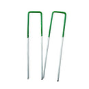 Ausway Artificial Grass Nails Lawn Outdoor Turf Garden Tent Fence Pins Pegs Fixers Stakes 50PCS Metal U Shape 3mm Thick