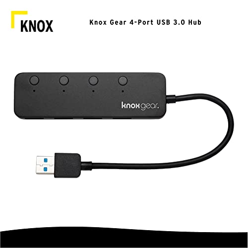 Logitech C922 Pro Stream 1080p Webcam with Knox 4-Port USB 3.0 Hub Bundle (2 Items)