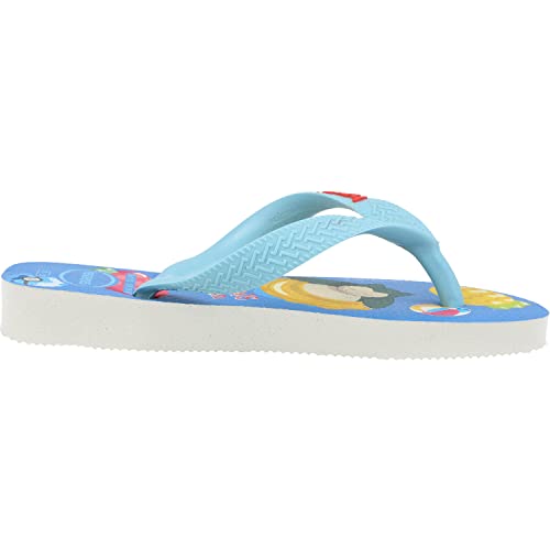 Havaianas Unisex's Top Pokemon Flip-Flop, White, 3/4 UK