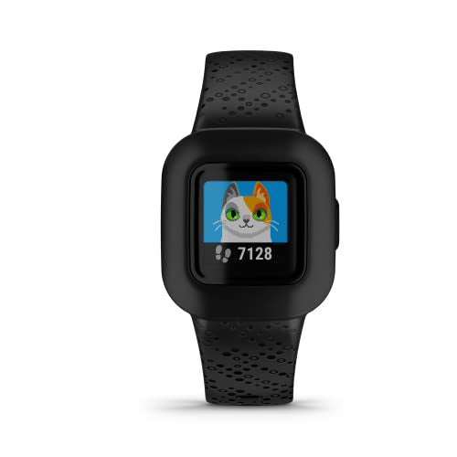 Garmin Vivofit Jr. 3, Kids Fitness/Activity Tracker, Black Cosmic