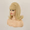 QACCF Blonde Beehive Wig 70s Pinup Pelucas 60s Beehive Style Vintage Look Halloween Costume Women Wig wtih Bang (Blonde)