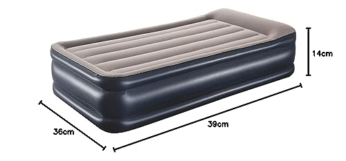 Bestway Air Bed Twin Inflatable Mattress Sleeping Mats Home Camping Built-in Pump & Pillow