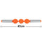 ADVWIN Yoga Massage Roller Ball Massager Muscle Relaxation Thorn Stick, Muscle Massage Roller Stick, Calf Stretcher Physical Therapy Leg Exercisers, Orange