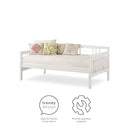 DHP Kayden Daybed Solid Wood, Twin, White