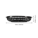 Kichvoe Fast Food Basket 4pcs Plastic Fry Basket Chip Basket Bread Baskets Fry Oval Serving Tray For Restaurant Supplies