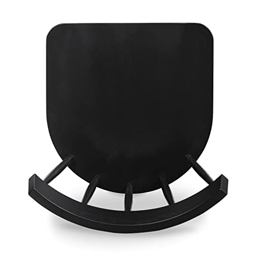 Poly & BARK HAVA Dining Chair,Oak, Black
