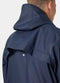 Helly Hansen Men's Moss Long Hooded Fully Waterproof Windproof Raincoat Jacket, 597 Navy, Small